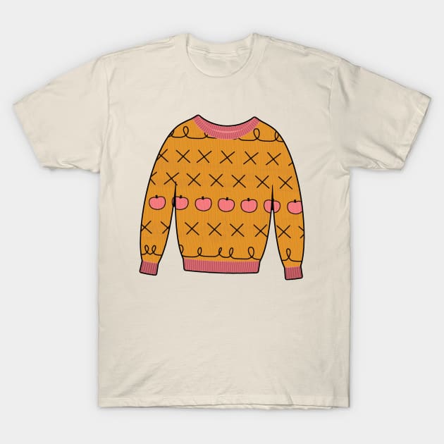 Horsin' Around Apples Sweater T-Shirt by katmargoli